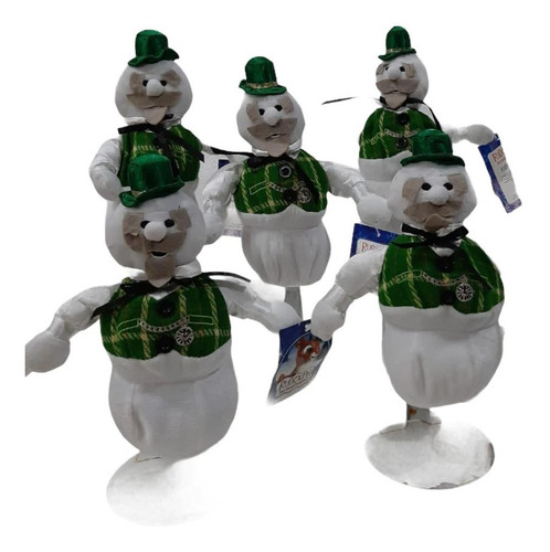Navidad Decora Tu Arbol Con Santa Clouse 3 Piezas
