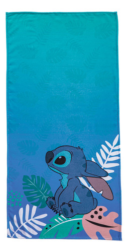 Toalla Baño Infantil Suavitec Stitch Aloha Concord