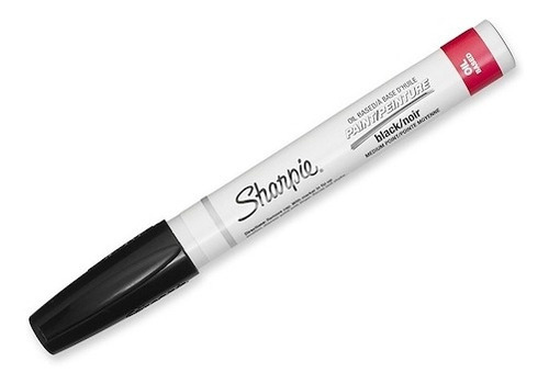 Marcador Sharpie Paint Pintura Al Aceite Esmalte Resistente Color Negro