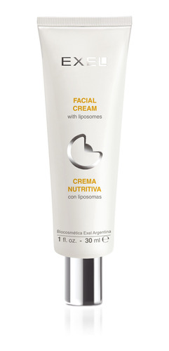 Crema Facial Nutritiva Humectante Con Liposomas Exel 30 Ml
