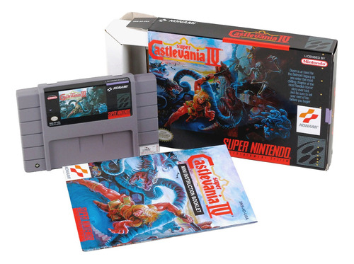 Super Castlevania Iv 4 Super Nintendo Snes Completo