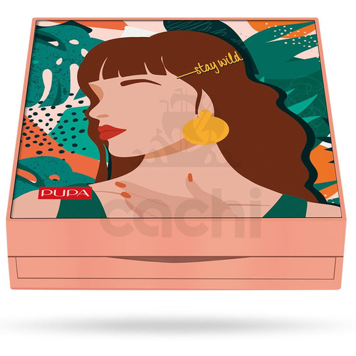Imagen 5 de 9 de Pupa Petaca Pupart M Maquillaje 002 Stay Wild Burned Shades