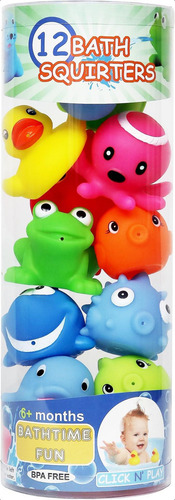Click N Play: Surtidores De Baño Vibrantes, 6 Meses De Color