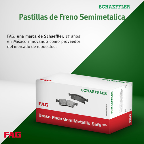 Balatas Delanteras Passat 2006-2008 Schaeffler Fag