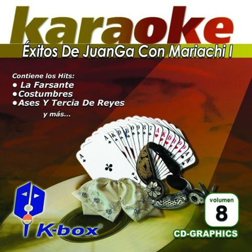 Cd+g Karaoke K-box Éxitos Con Mariachi Iv