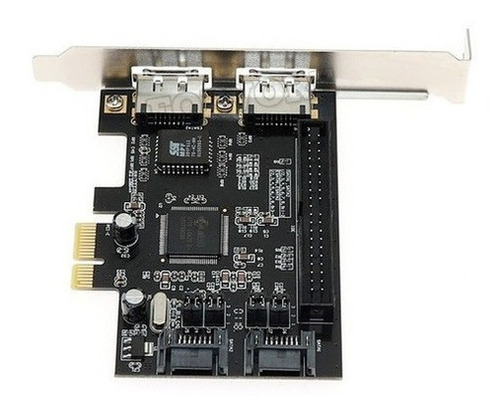 Tarjeta Pci-e A 2 Puertos Esata Y Sata 3.0 Con Pci 6gbps