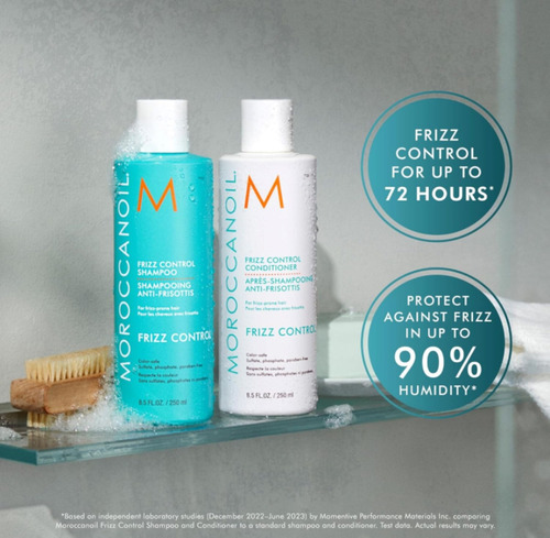 Moroccanoil Duo Frizz Control 250ml Shampoo & Acon Antifrizz
