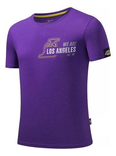 Polera Nba Los Angeles Lakers Color Morado  // Original