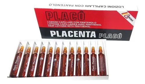 Tratamiento Para La Caída Del Cabello Placenta Placo, 12 Fra