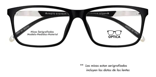 Armazon Acetato Oftalmologico Lentes Gafas Graduables T7032