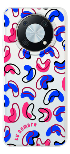 Funda Para Huawei Para Mujer Figuras Abstracto Con Nombre