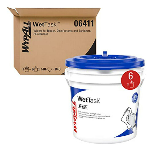 Wypall Critical Clean Toallitas Para Lejía, Desinfectantes Y