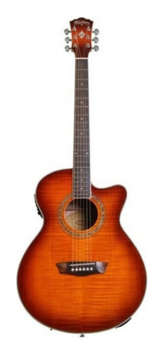Washburn Ea15 Guitarra Electro Acustica 1/2 Caja Corte