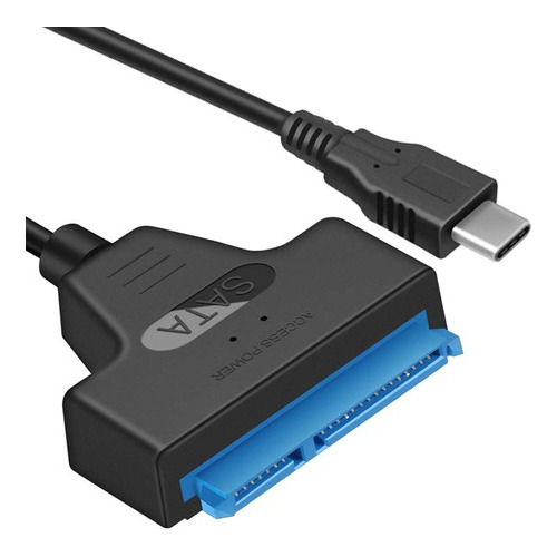 Adaptador Usb-c A Sata Disco Hdd Ssd 2.5 Usbc Cable