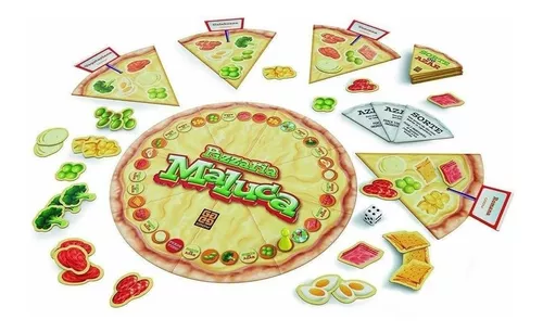 Jogo Pizzaria Maluca Jogo de Tabuleiro Brinquedo Educativo de