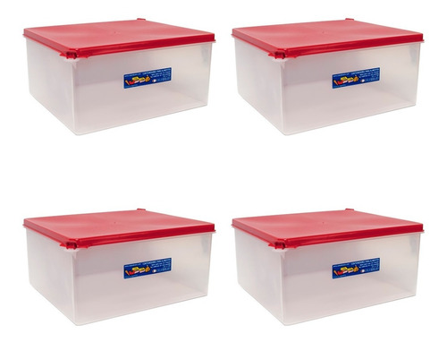 Caja Contenedora De Alimentos N5 Hermetica Colombraro X4