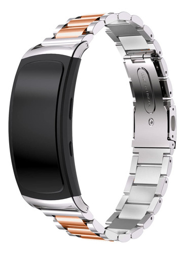 Correa De Reloj De Metal Compatible Con Samsung Gear Fit2 Pr