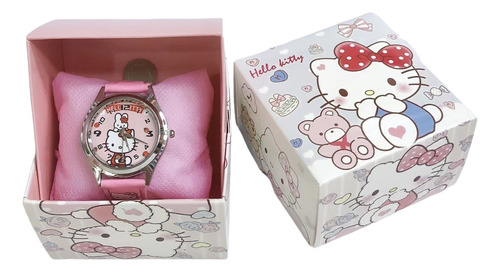 Reloj Para Niña Hello Kitty Incluye Caja