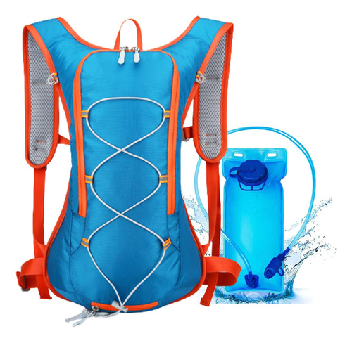 Mochila Deportiva 10 Litros Nylon Repelente Agua Ajustable Y