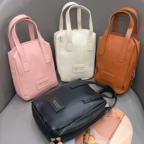 Bolso De Viaje Retro De Cuero Pu