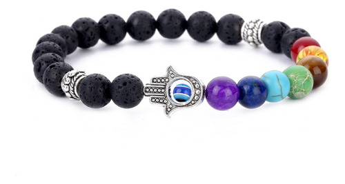 Pulsera Con Forma De Ojo Del Diablo Turco Para Yoga, Perlas