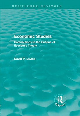Libro Economic Studies (routledge Revivals): Contribution...