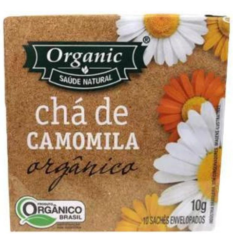 Kit 3x: Chá Orgânico De Camomila Organic 10 Sachês