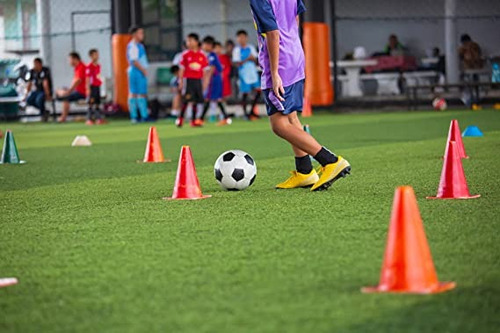 Kit Paraquedas E Cone Para Treino Funcional Corrida Futebol Cor Azul