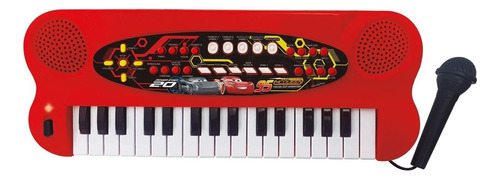 Organo  Musical Cars 32 Teclas Ditoys Rojo
