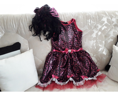 Disfraz De Monster High Draculaura Para 8-10 Años Halloween!
