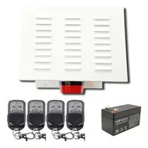 Comprar Botón De Pánico + 04  Controles + Batería De Respaldo + Envi