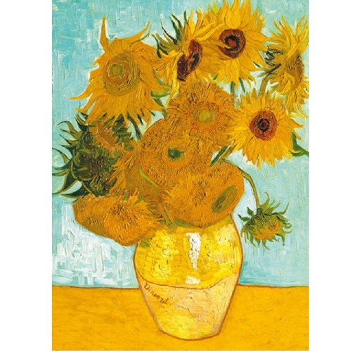 Imagen 2 de 3 de Puzzle 1000 Piezas Girasoles Van Gogh Ravensburger 158058