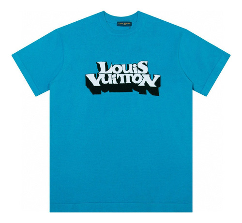 Playera Louis Vuitton Signature Logo Intarsia