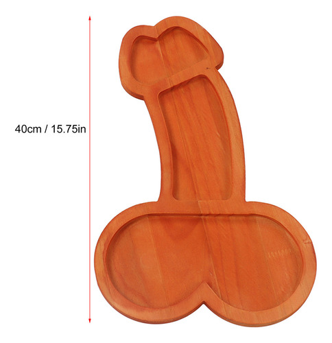 Tabla De Aperitivos De 15.7 Pulgadas, Madera Ecológica, No T