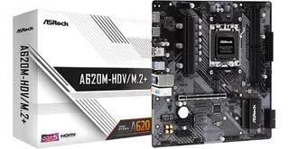 Motherboard Asrock A620-hdv/m.2+ Amd Am5 Ddr5 Color Negro