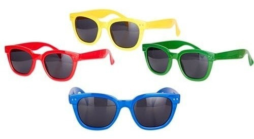 Imagen 5 de 7 de Lentes De Sol Verdes Económicos Cotillón Fiesta Diversión