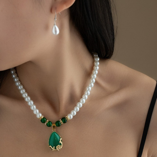 Iy Collar Pendientes Perlas 3pzs Un Regalo Perfecto Día