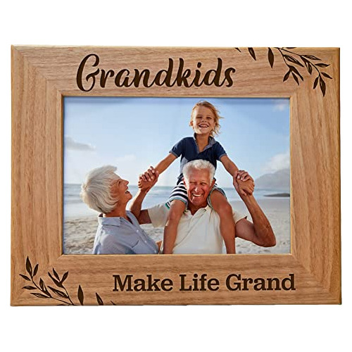 Grandkids Make Life Grand, Marco De Fotos De Madera Natural 