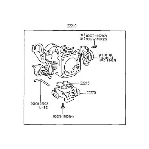 Cuerpo De Aceleración Para Toyota Prado