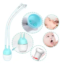 Comprar Kit Aspirador Nasal Para Bebé Seguro Suave Saca Mocos Color Azul