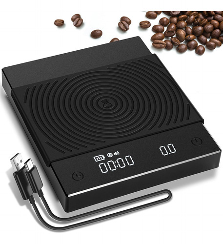 Báscula De Café Con Temporizador, Báscula Digital De Café Co