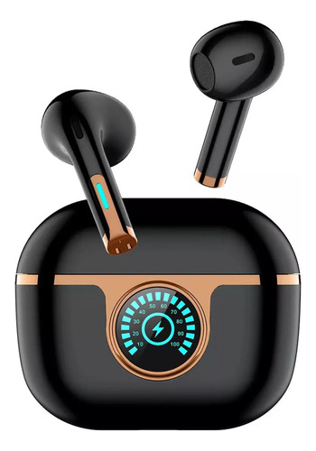 Audifonos Inalambricos Panfrey Enc Manos Libres Cancelacion De Ruido Bluetooth 5.3 In-ear Con Micrófono Color Negro