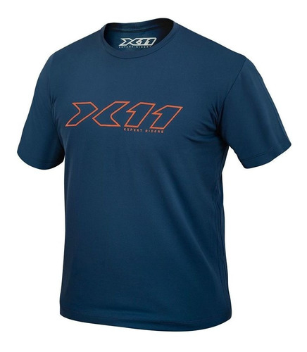 Imagem 1 de 3 de Camiseta X11 Dryfit Underjacket Azul Escuro