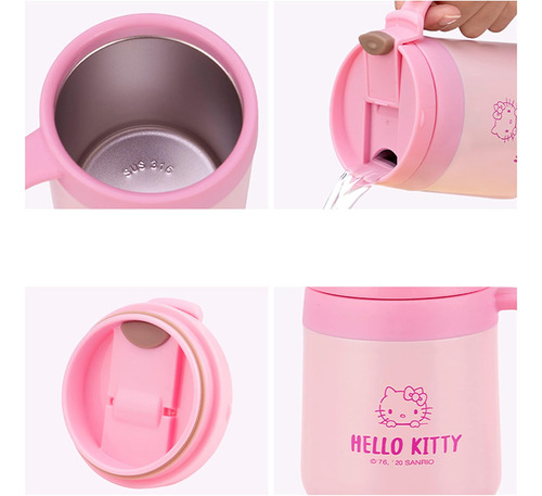 Everyday Delights Hello Kitty Vaso Aislado De Acero Inoxidab