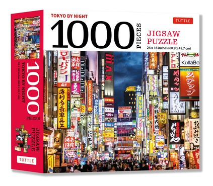 Libro Tokyo By Night - 1000 Piece Jigsaw Puzzle: Tokyo's ...