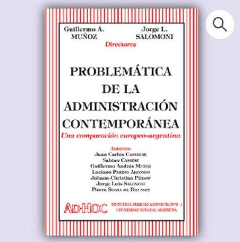Problemática De La Administración Contemporánea - Muñoz / Sa