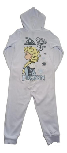 Pijama Enterizo Con Capucha De Frozen Elsa Infantil 