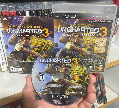 Uncharted 3 Dublado Port. Brasil Ps3 Original Fisica!! (Usado)