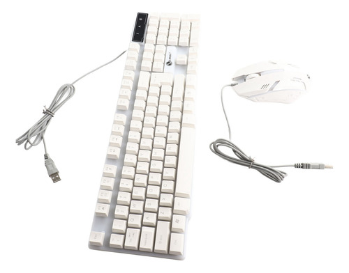 Kit Teclado Mouse Game Profesional Alfombrilla De Ratón Usb