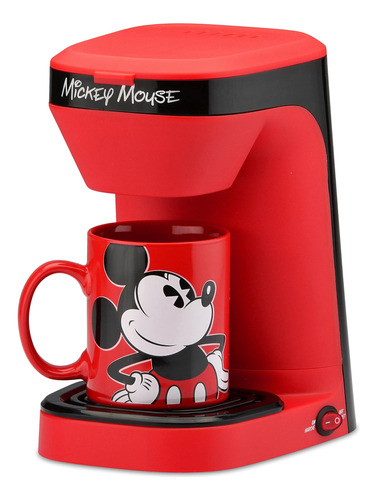 Cafetera Para 1 Taza De Mickey Mouse De Disney Con Taza